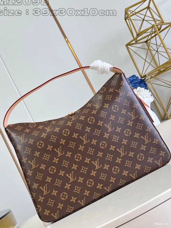 Affordable MM-39x30x10cm LOUIS Slouchy VUITTON 0717